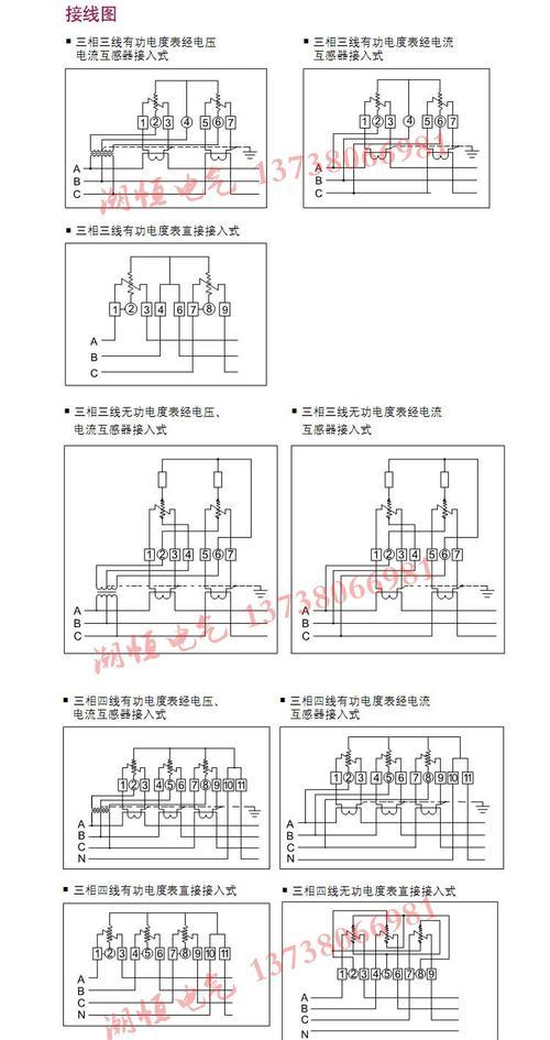 家用电表接线图（电路图接线步骤详解）