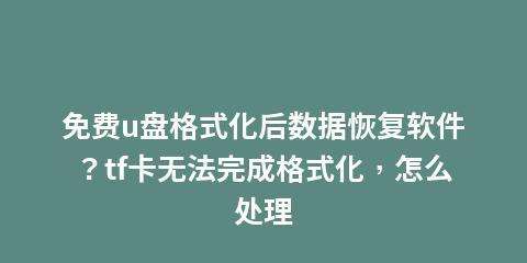 U盘格式化后的数据恢复方法（教你如何从格式化的U盘中恢复丢失的数据）