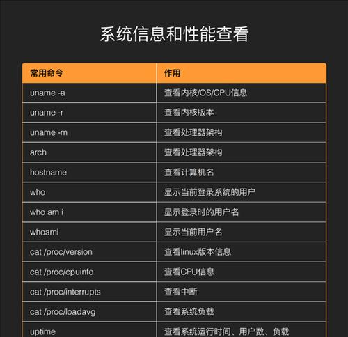 Linux系统常用命令大全（掌握关键的Linux命令）