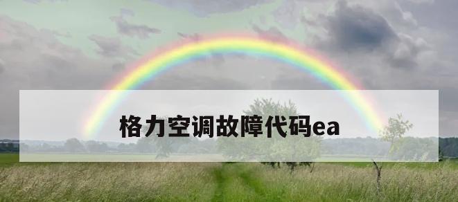 格力空调E8故障及解决方法（怎样解决格力空调显示E8故障）