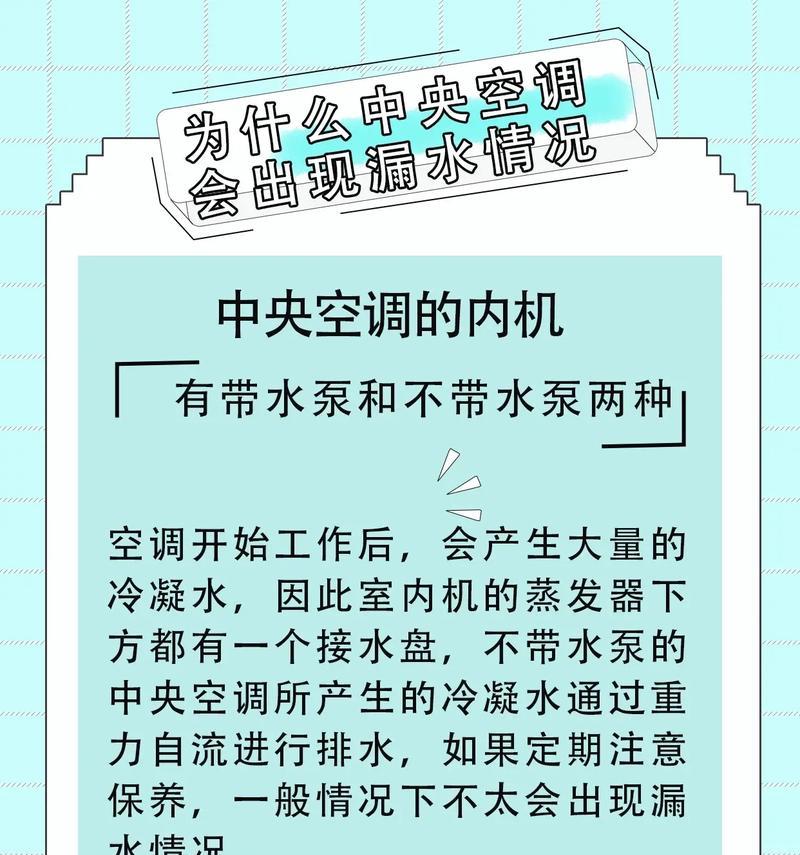 中央空调回水问题及处理方法（探究中央空调回水的原因与解决方案）